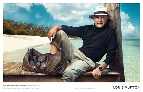 Sean Connery 2008 Louis Vuitton Print Ad Campaign.